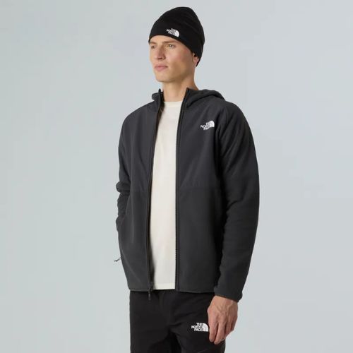 Felpa da uomo The North Face Glacier Heavyweight Full Zip HD asfalto grigio/nero