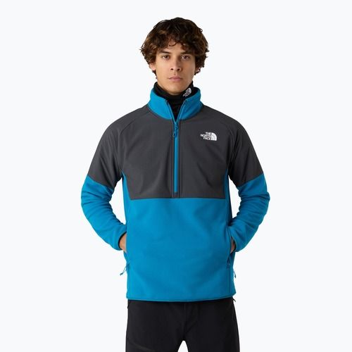 Felpa da uomo The North Face Glacier Heavyweight 1/2 Zip dusk blue/asphalt grey