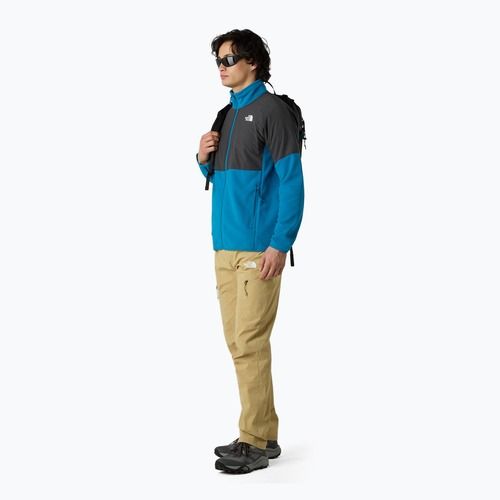 Felpa da uomo The North Face Glacier Heavyweight Full Zip dusk blue/asphalt grey