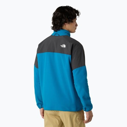 Felpa da uomo The North Face Glacier Heavyweight Full Zip dusk blue/asphalt grey
