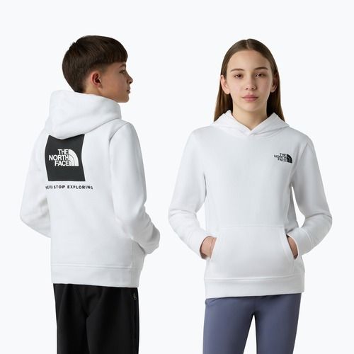 Felpa per bambini The North Face Teen Redbox Regular P/O bianco/nero
