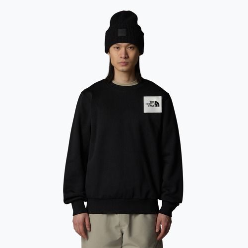 Felpa da uomo The North Face Fine Crew nera