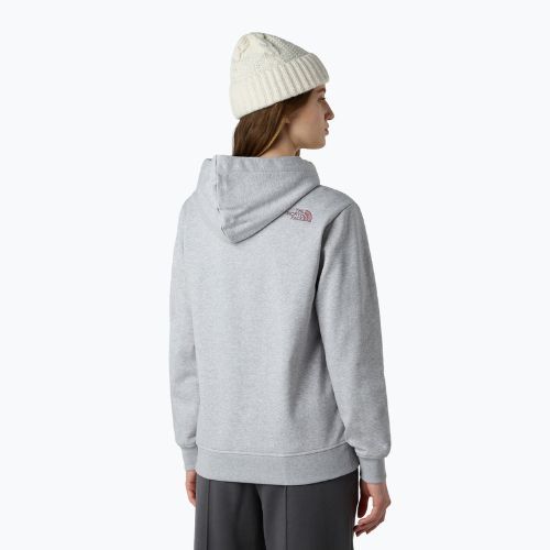 Felpa con cappuccio The North Face Drew Peak Donna grigio chiaro/tawnyquartz