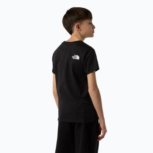 Maglietta The North Face Easy da bambino nera