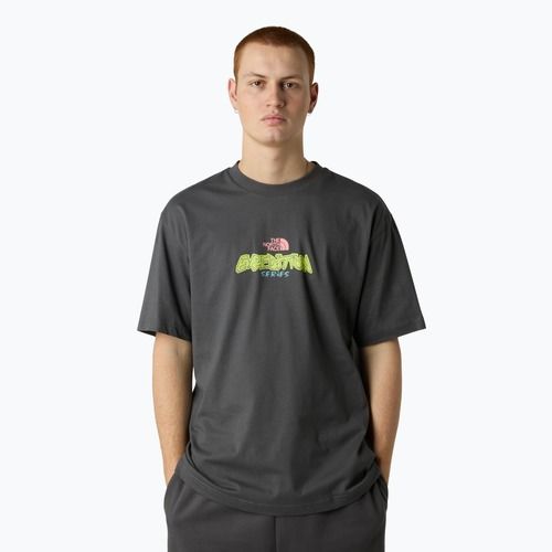 T-shirt oversize The North Face Expedition Celebration Uomo grigio antracite