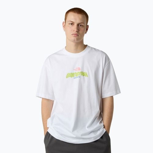 Maglietta The North Face Expedition Celebration Oversize bianca da uomo
