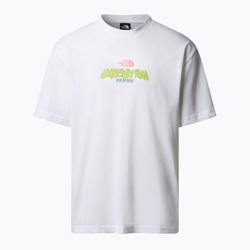 Maglietta The North Face Expedition Celebration Oversize bianca da uomo