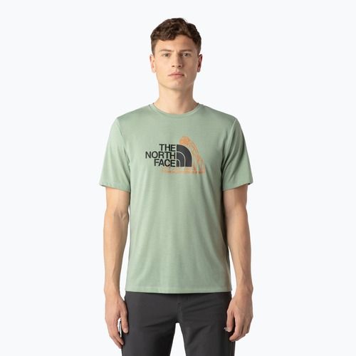 Maglietta The North Face Mountain Foundation Graphic state moss da uomo