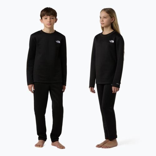 Completo intimo termico per bambini The North Face Dotknit Thermal black