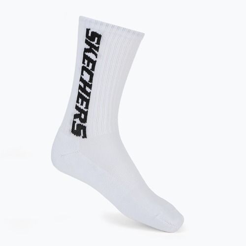 Calzini da uomo SKECHERS 1/2 Terry Crew 3 paia white/black