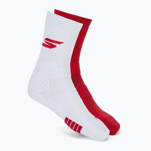 Calzini da uomo SKECHERS Select Terry Crew 2 paia red