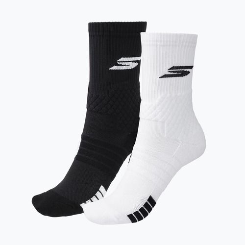 Calzini da uomo SKECHERS Select Terry Crew 2 paia white/black