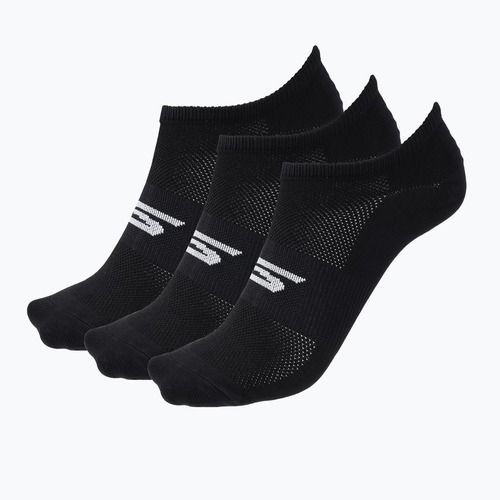 Calzini da uomo SKECHERS Microfiber Non Terry No Show 3 paia black/white