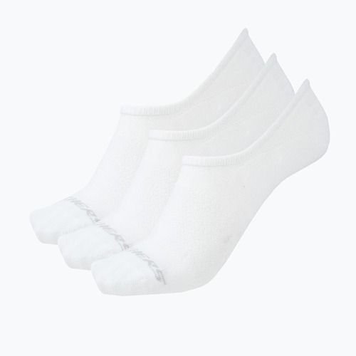 Calzini da uomo SKECHERS Non Terry No Show 3 paia white traditional