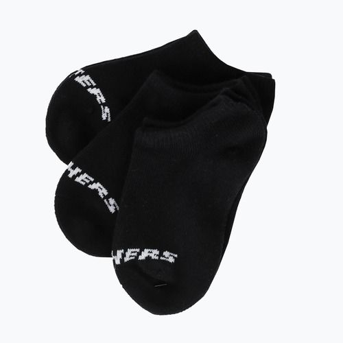 Calzini per bambini SKECHERS Non Terry No Show 3 paia black