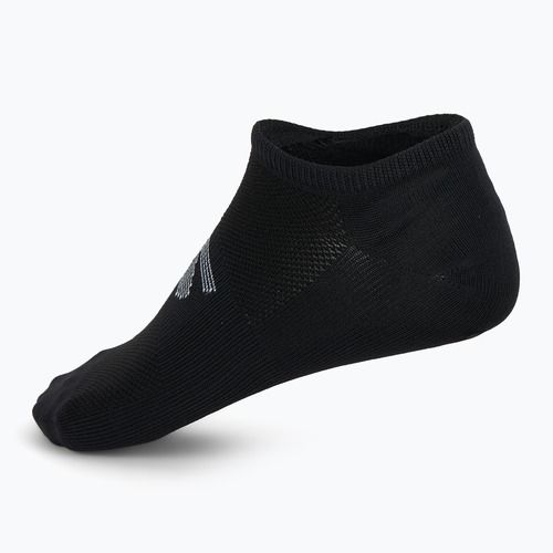 Calzini da uomo SKECHERS Microfiber Non Terry No Show 3 paia black/white