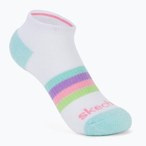 Calzini per bambini SKECHERS Heel/Toe Terry Low Cut 6 paia white/light pink