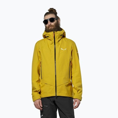 Giacca impermeabile uomo Salewa Ortles GTX 3L EPE gold