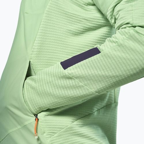 Giacca a vento da donna Salewa Pedroc Polarlite Wind Hood pastel green