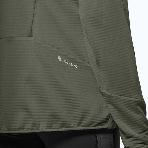 Giacca antivento donna Salewa Pedroc Polarlite Wind Hood faded green