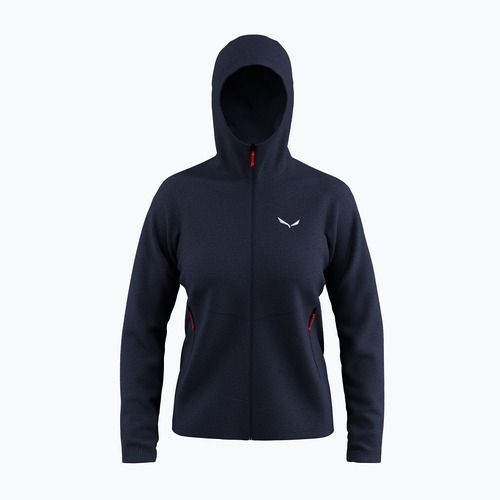 Felpa da trekking uomo Salewa Puez Rocca Polarlite Hood navy blazer