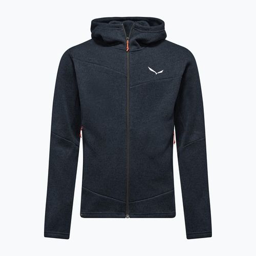 Felpa da trekking uomo Salewa Puez Rocca Polarlite Hood navy blazer