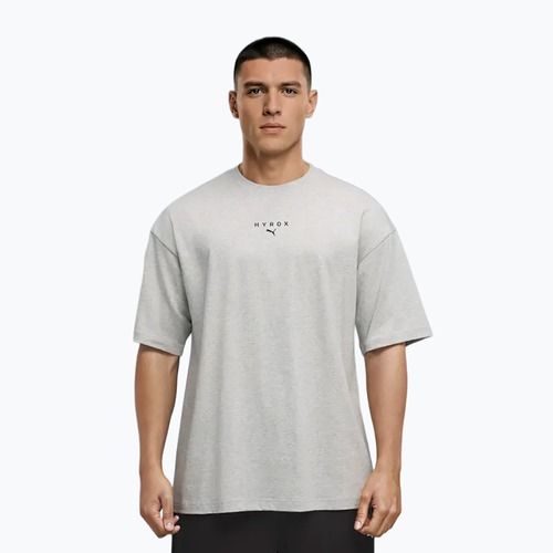 Maglietta da allenamento uomo PUMA x HYROX Lifestyle Tee grigia
