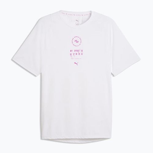 Maglietta da allenamento uomo PUMA x HYROX Dryelite Training Tee bianca
