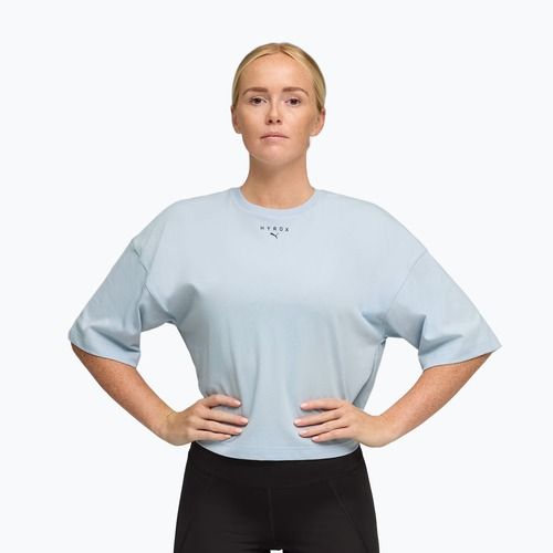 Maglietta da allenamento donna PUMA Hyrox Cropped Lifestyle Tee grigio