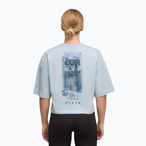 Maglietta da allenamento donna PUMA x HYROX Cropped Lifestyle Tee grigia