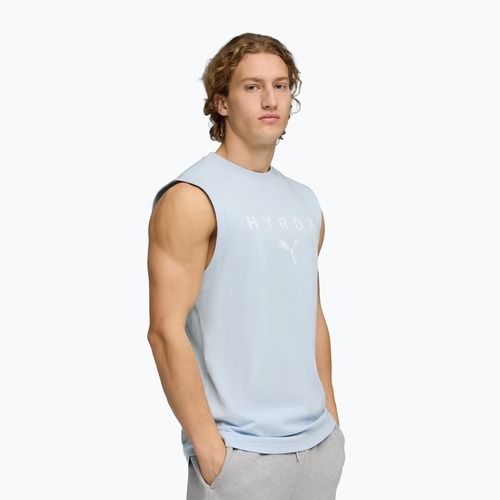 Maglietta da allenamento uomo PUMA x HYROX Cutoff Tank grigia