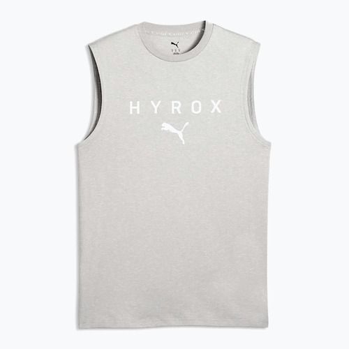 Maglietta da allenamento uomo PUMA x HYROX Cutoff Tank grigia