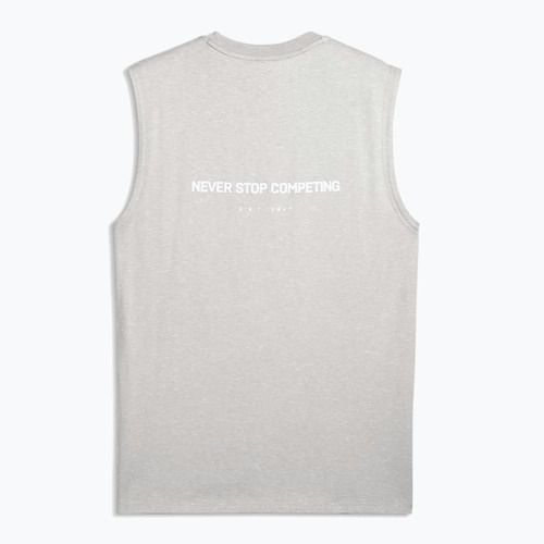 Maglietta da allenamento uomo PUMA x HYROX Cutoff Tank grigia