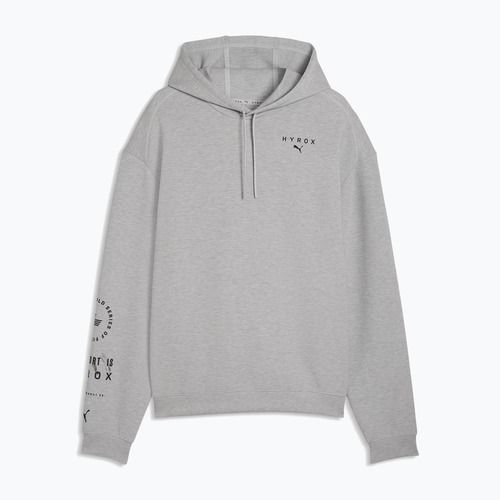 Felpa da allenamento uomo PUMA x HYROX Cloudspun Hoodie grigia