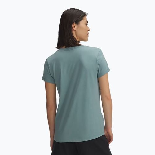 T-shirt da allenamento donna Under Armour Rival Logo serpentine/jasper blue