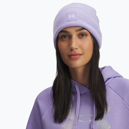 Cappello invernale da donna Under Armour Halftime beanie transparent/transparent/white