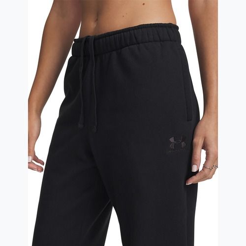 Pantaloni sportivi da donna Under Armour Icon Vida Fleece Jogger black/black