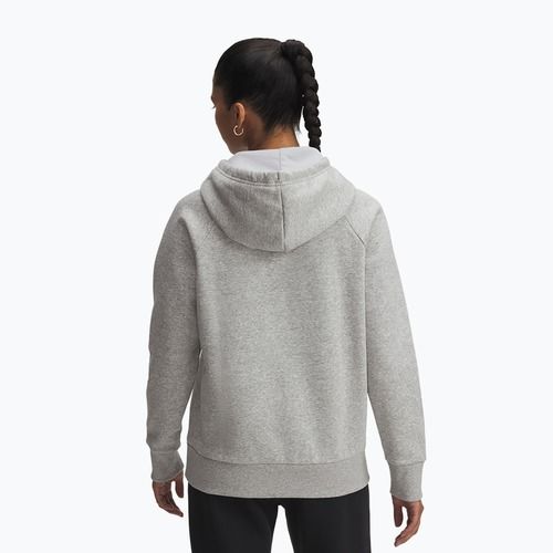 Felpa da donna Under Armour Rival Feelce Shimmer Hoody mod gray light heather/iridescent