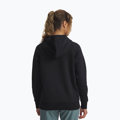 Felpa da donna Under Armour Rival Fleece Shimmer Hoody nero/iridescente