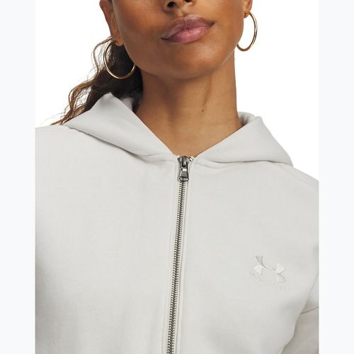 Felpa da allenamento donna Under Armour Icon Vida Fleece FZ summit white/summit white