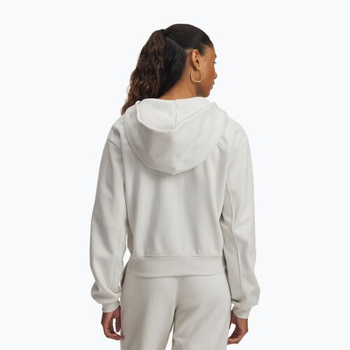 Felpa da allenamento donna Under Armour Icon Vida Fleece FZ summit white/summit white
