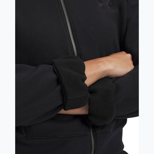 Felpa da allenamento donna Under Armour Icon Vida Fleece FZ black/black