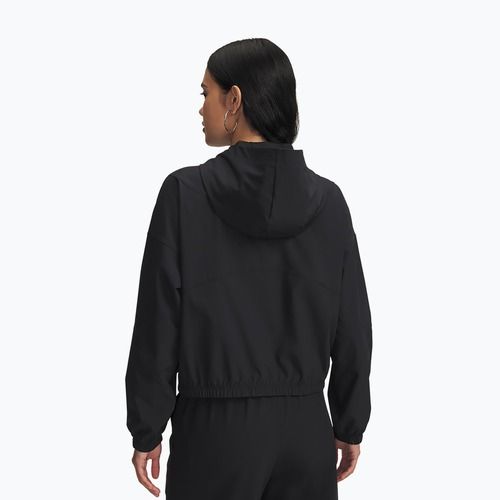 Giacca donna Under Armour Rival Woven Hoody black/black/white