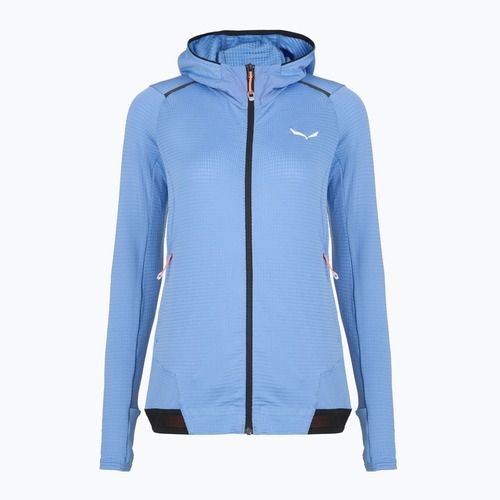 Felpa da trekking donna Salewa Pedroc PL Hooded morning blue