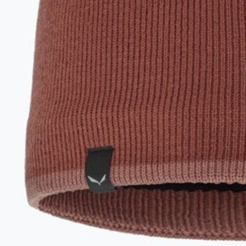 Berretto invernale per bambini Salewa Kids Merino etruscan red