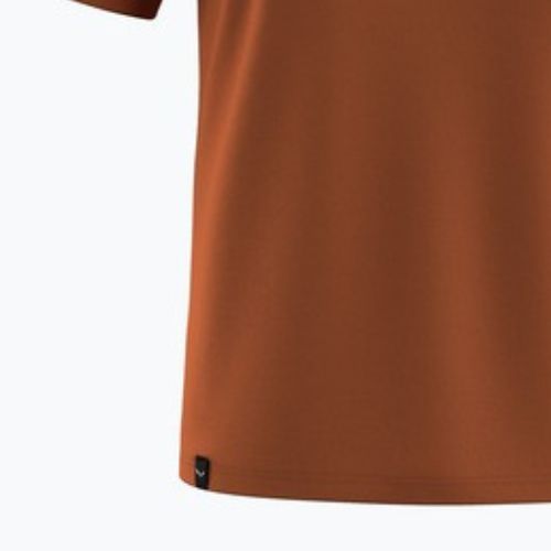 T-shirt uomo Salewa Solidlogo Dry bombay brown