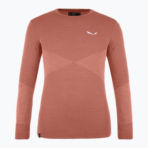 Maglia termica per bambini Salewa Zebru Med Warm AMR etruscan red