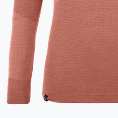 Maglia termica a manica lunga per bambini Salewa Zebru Med Warm AMR etruscan red