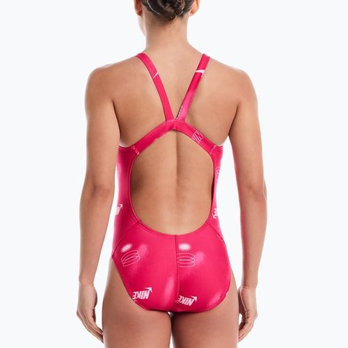 Costume intero donna Nike Hydrastrong Fastback rush pink