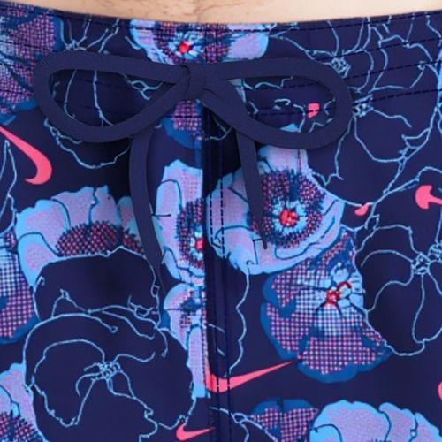 Pantaloncini da bagno uomo Nike Multi Poppy Print 5" Volley midnight navy